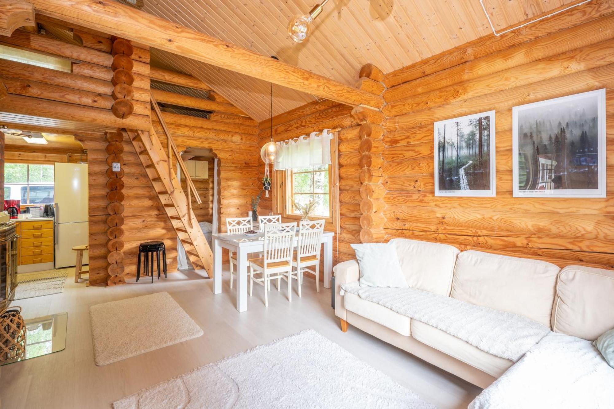 Lapin Villa Hiisi Joen Rannalla Ranua Exterior photo