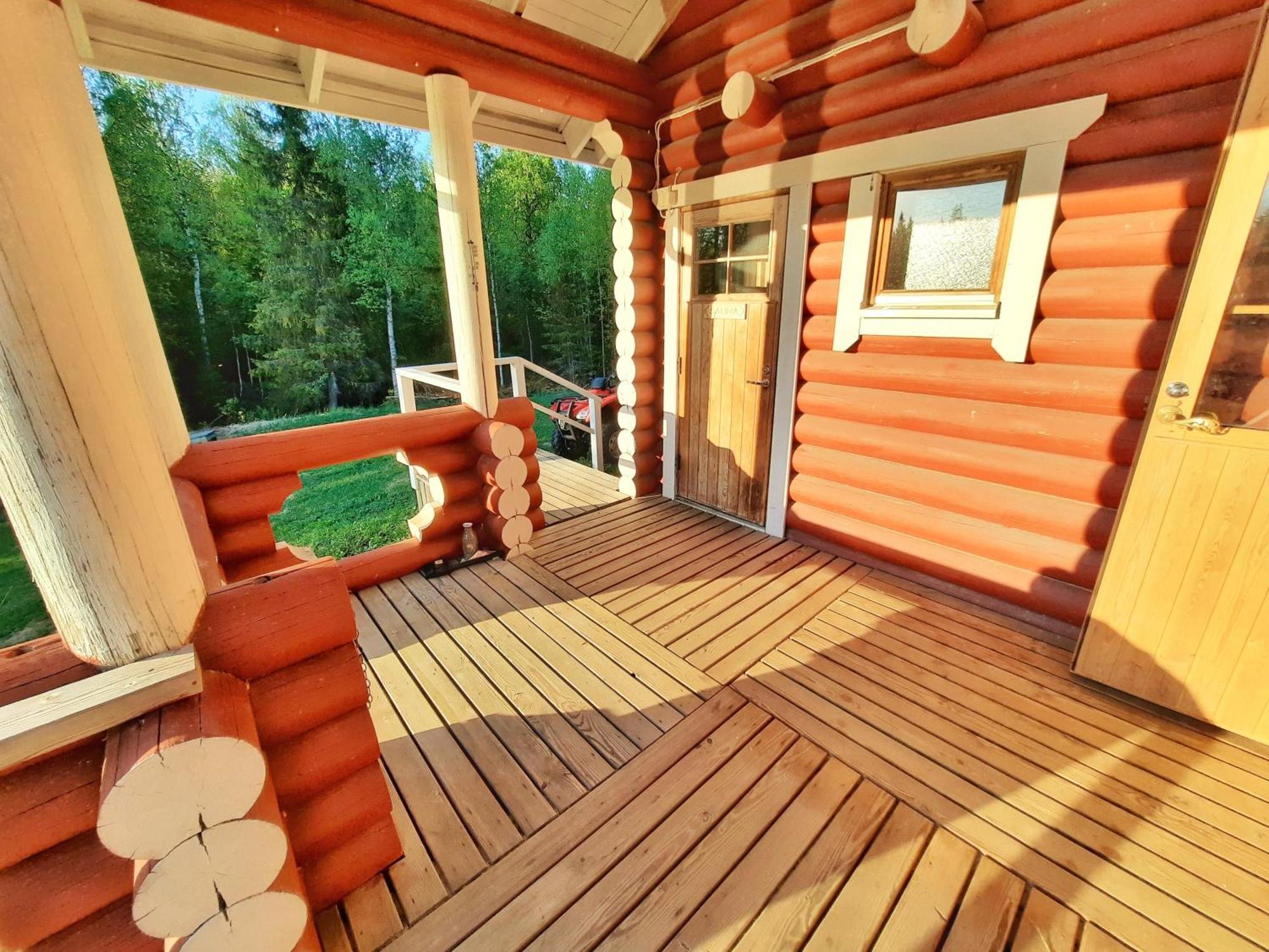 Lapin Villa Hiisi Joen Rannalla Ranua Exterior photo